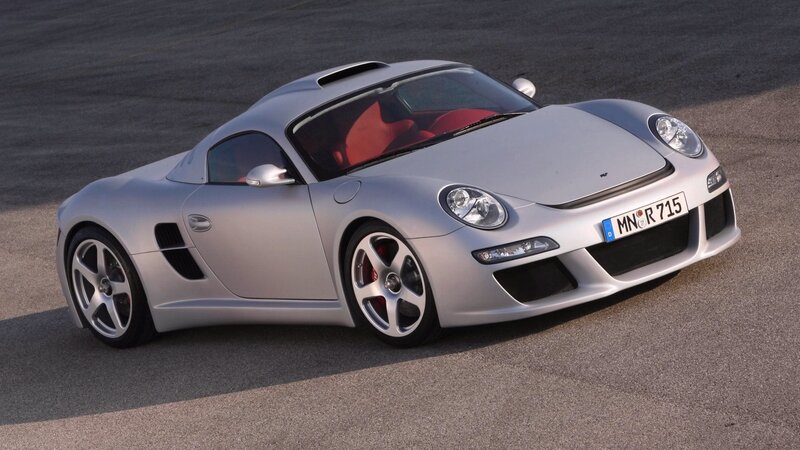 silver sports car on track