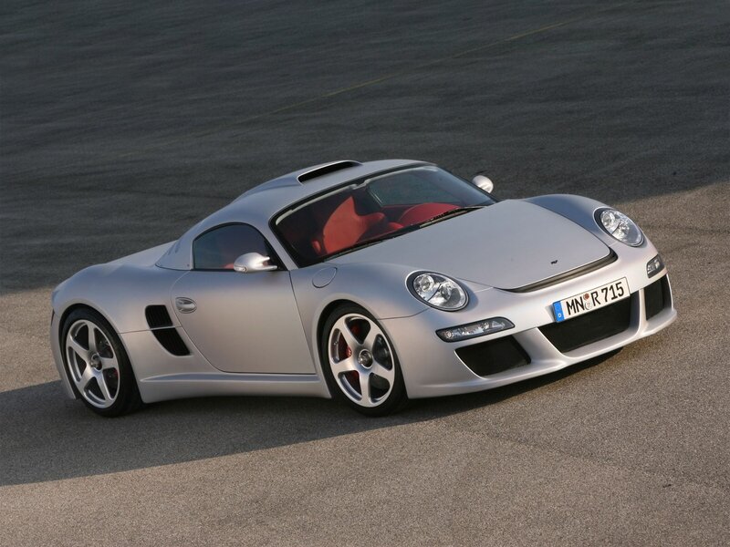silver sports car on track