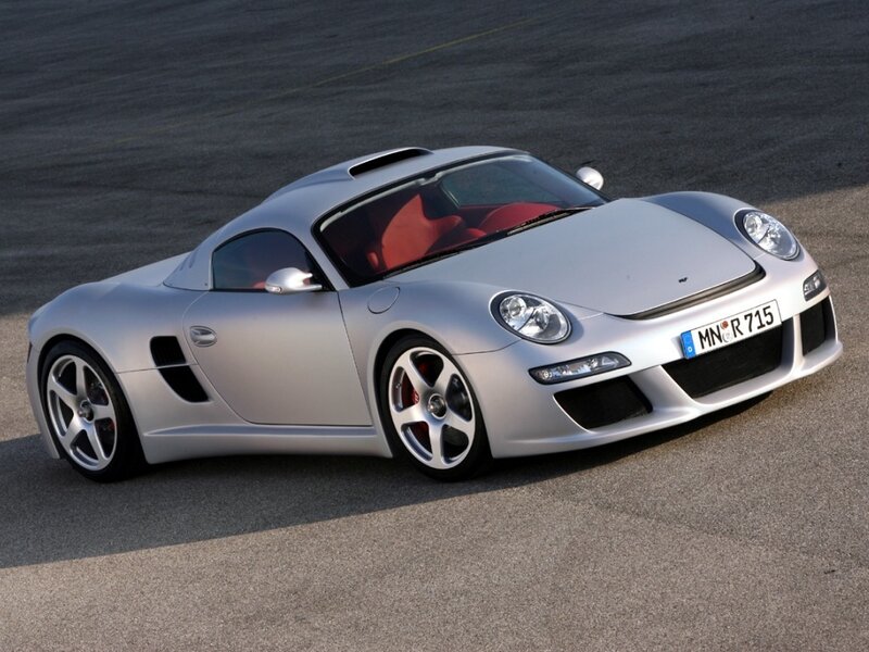 silver sports car on track