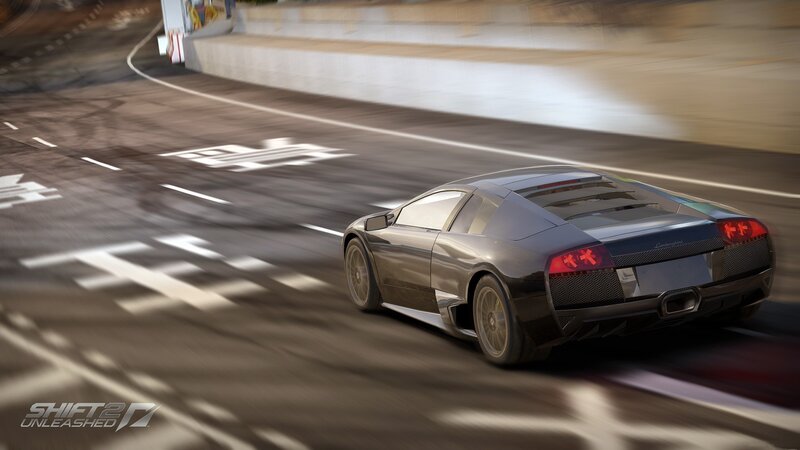 Silver Sports Car on Track — Gray, Dynamic, 3d Render