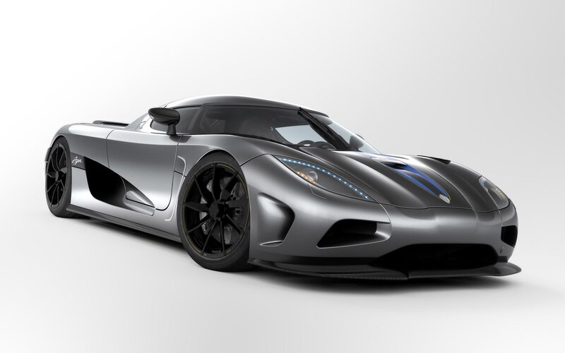 silver sports car on white