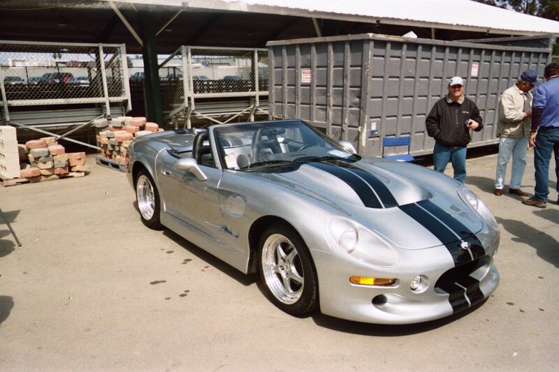 Silver Sports Car — Outdoor, Afternoon