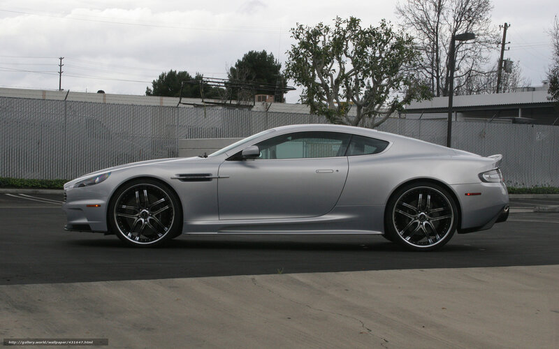 silver sports car parked