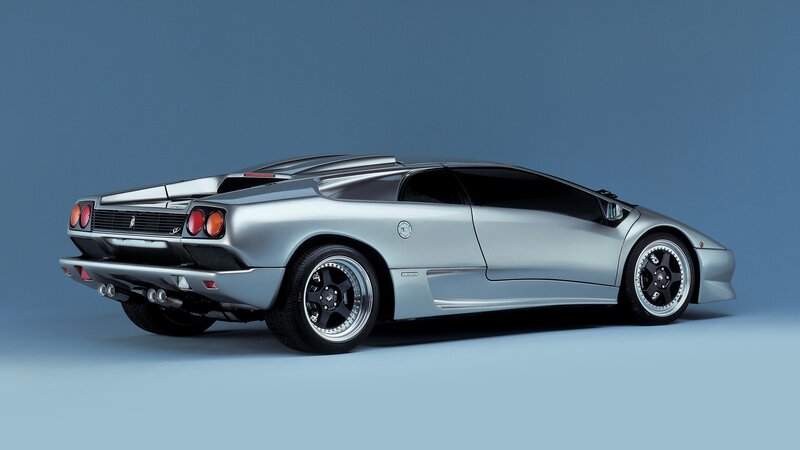 Silver Sports Car — Photograph, Blue