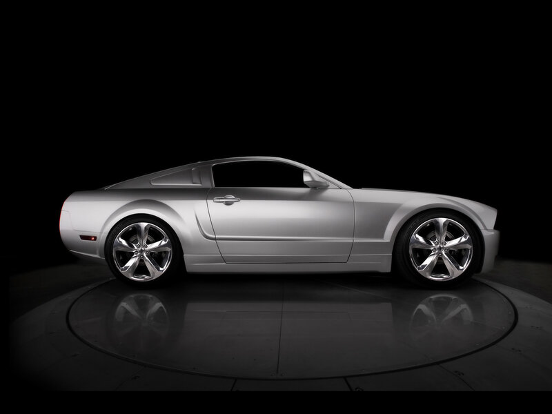 Silver Sports Car — Platform