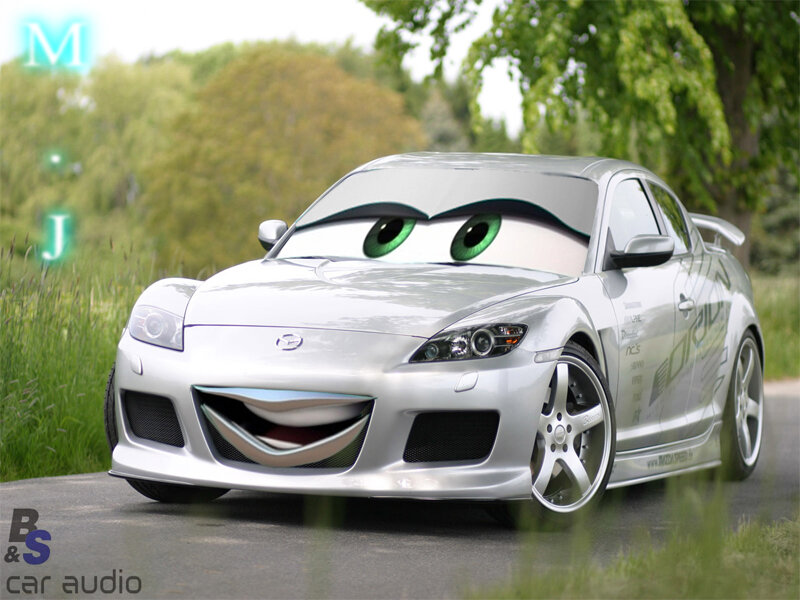 Silver Sports Car — Playful
