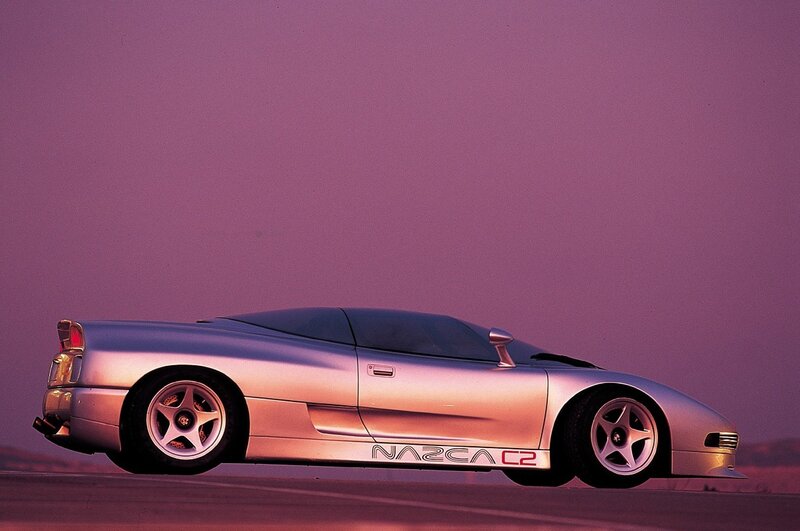Silver Sports Car — Purple, Dramatic, Sunset, Photograph, Sky