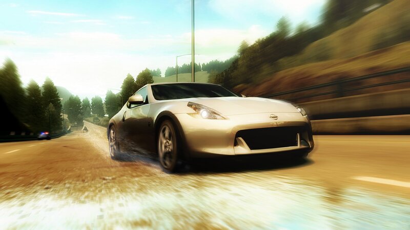silver sports car racing