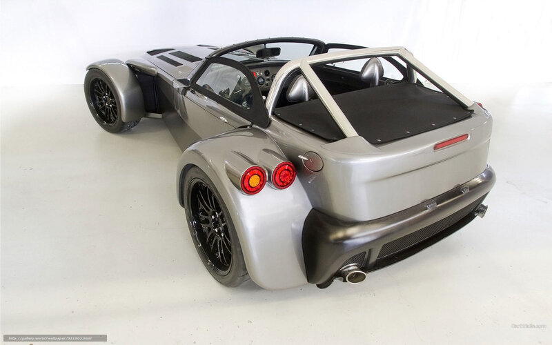 silver sports car rear view