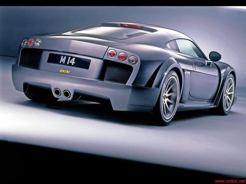 silver sports car rear view