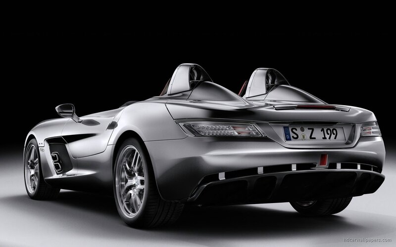 silver sports car rear view