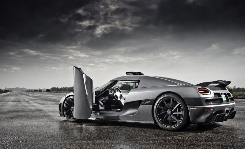Silver Sports Car — Runway