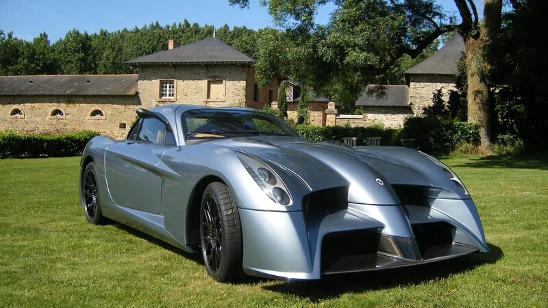 Silver Sports Car — Serene, Afternoon, Photograph, Grass