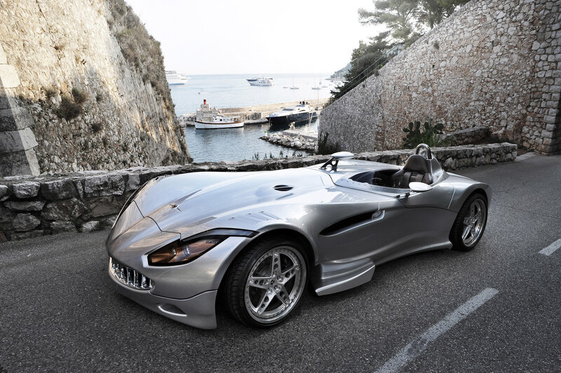 Silver Sports Car — Serene, Afternoon, Photograph, Harbor