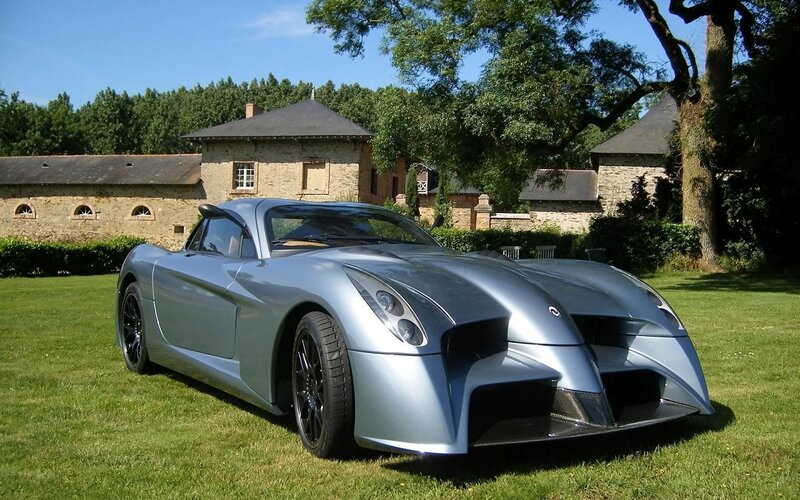 Silver Sports Car — Serene, Afternoon, Photograph, House