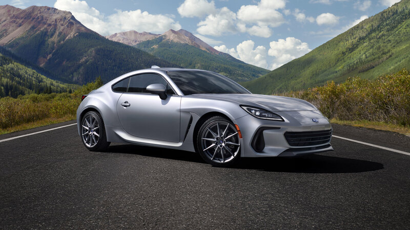 Silver Sports Car — Serene, Afternoon, Photograph, Mountains, Road