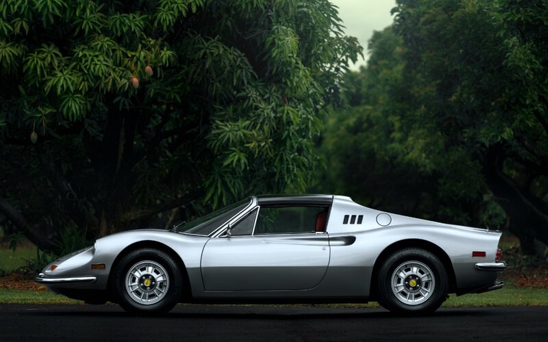 Silver Sports Car — Serene, Afternoon, Photograph, Trees