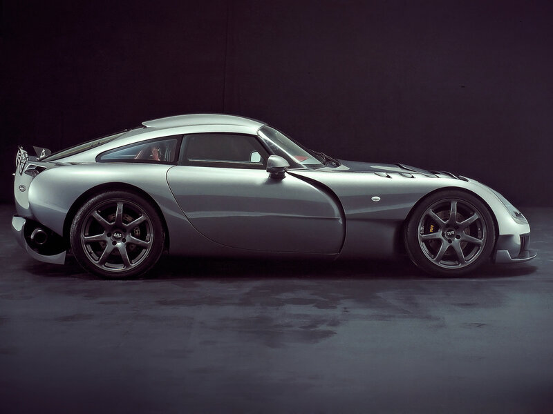 silver sports car side profile