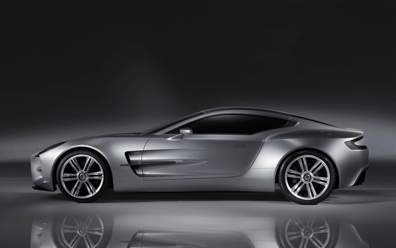 silver sports car side profile