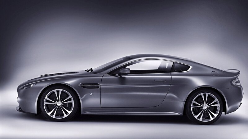 silver sports car side profile