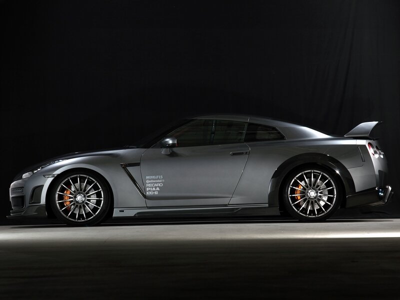 silver sports car side profile