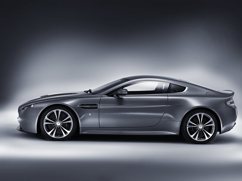 silver sports car side profile