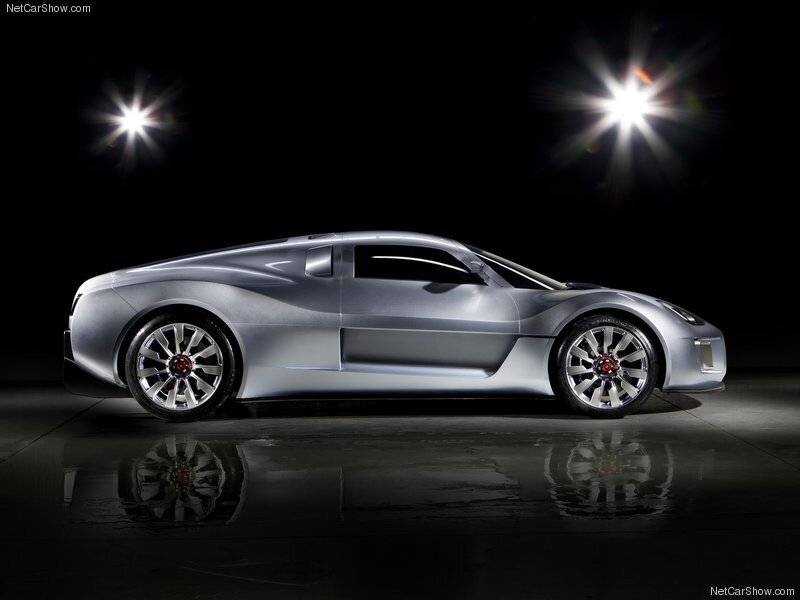 silver sports car side profile