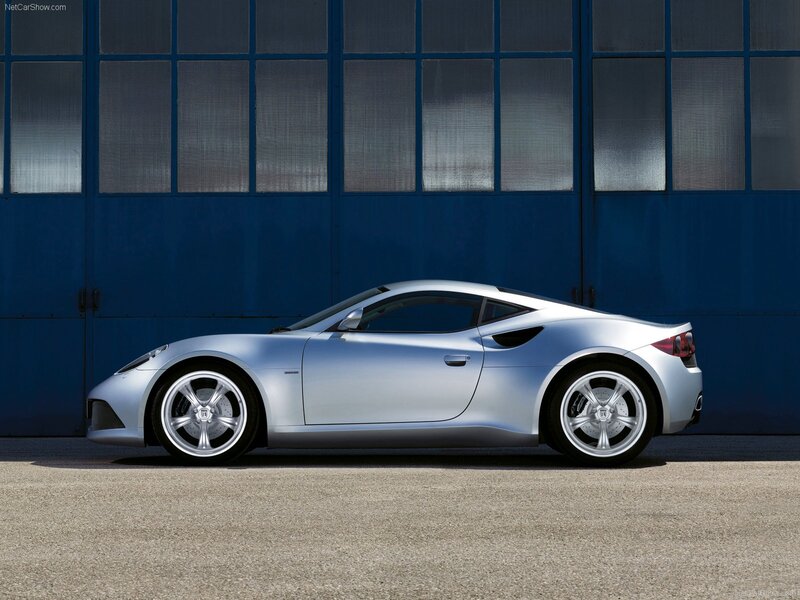 silver sports car side profile