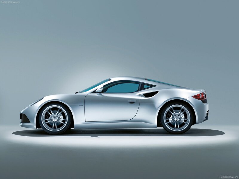 silver sports car side profile