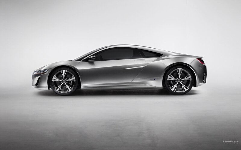 silver sports car side profile