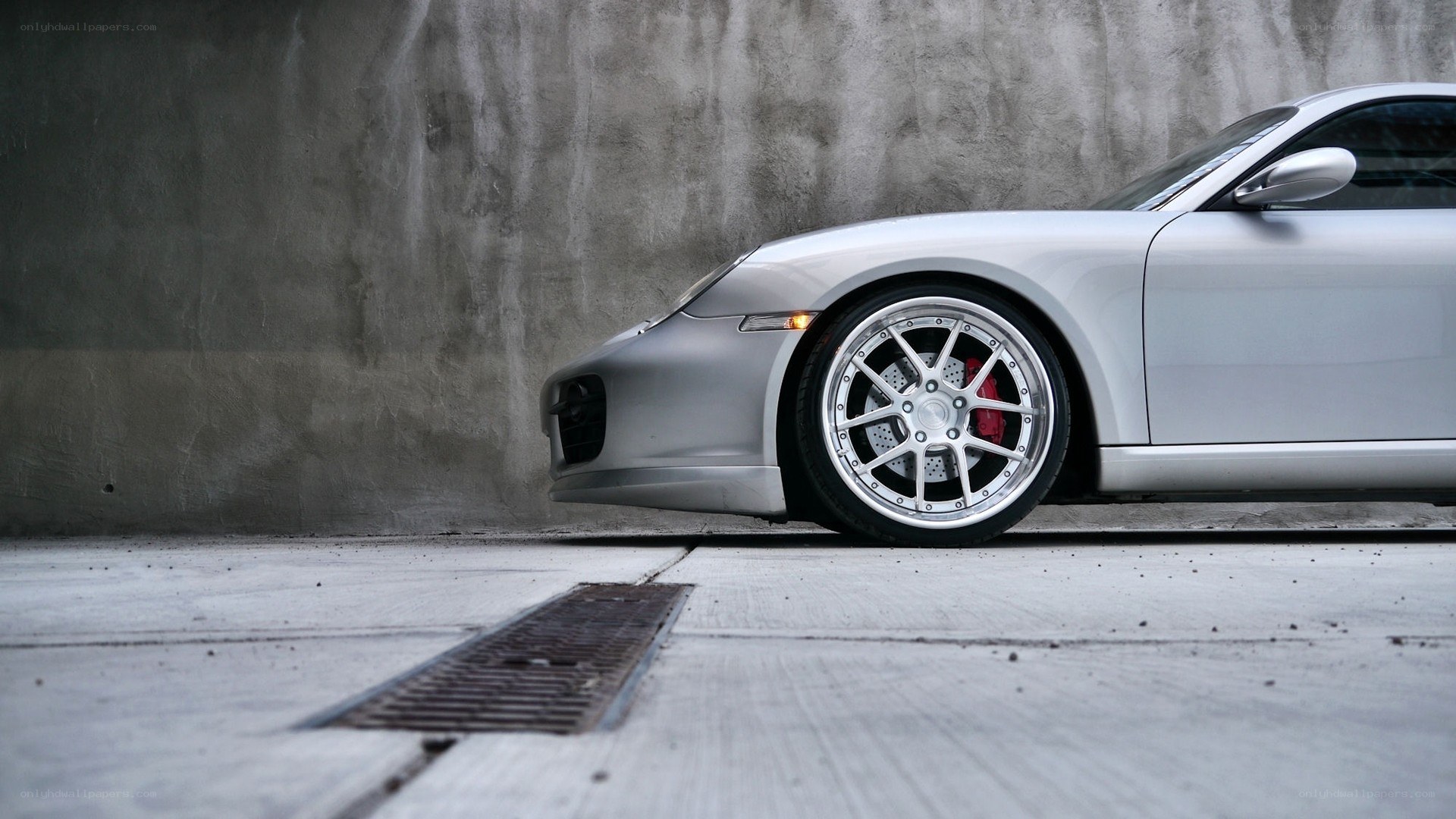 silver sports car side profile