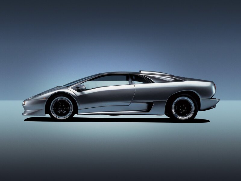 silver sports car side profile