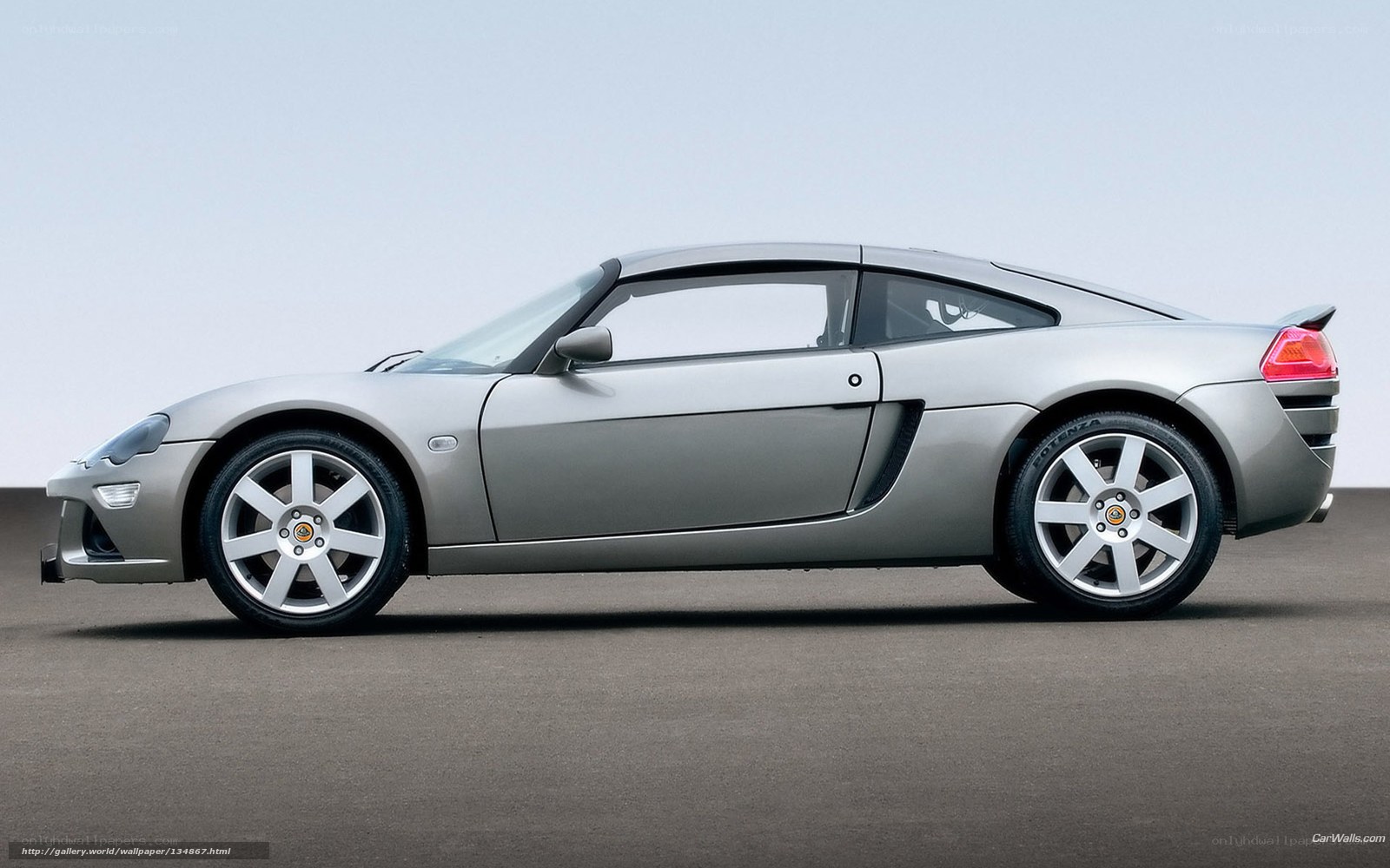 silver sports car side profile