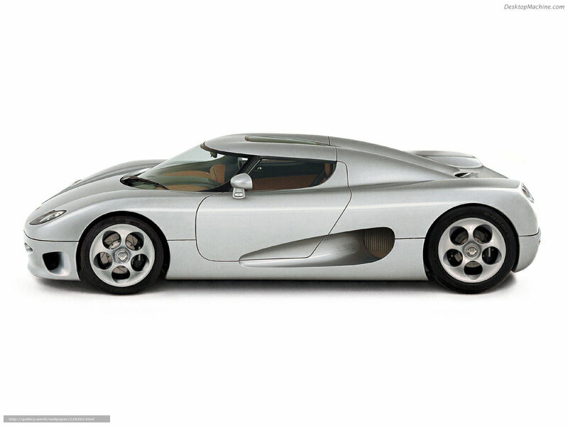 silver sports car side view