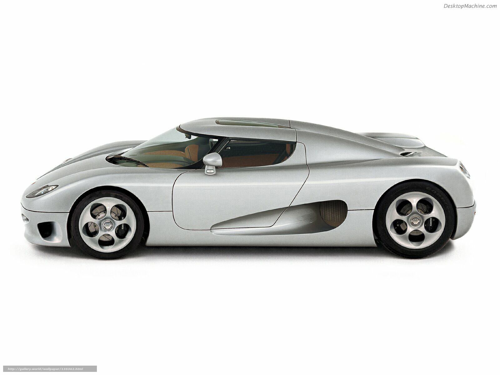 silver sports car side view