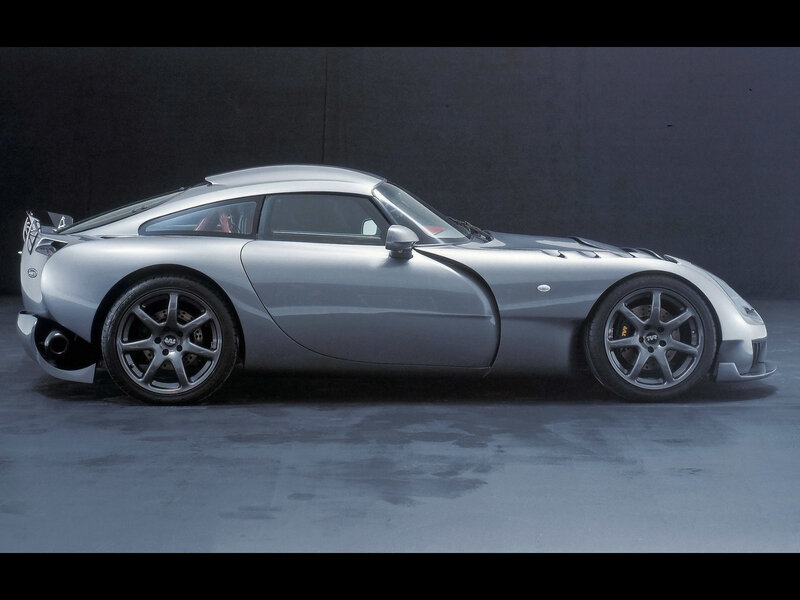 silver sports car side view