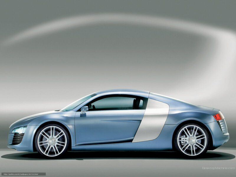 silver sports car side view