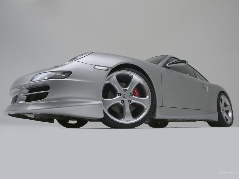 silver sports car side view