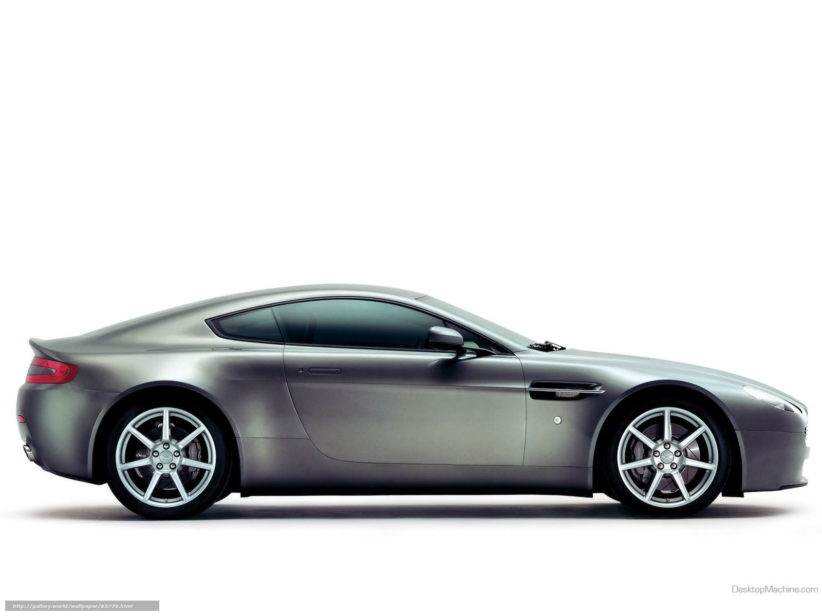 silver sports car side view