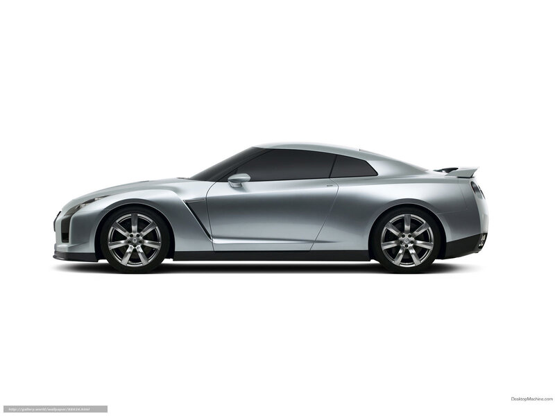 silver sports car side view
