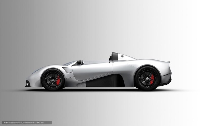 silver sports car side view