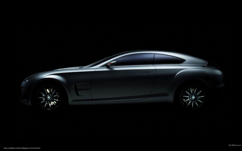 silver sports car silhouette