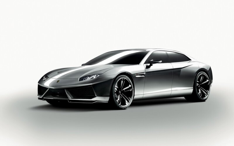 Silver Sports Car — Sleek, Black
