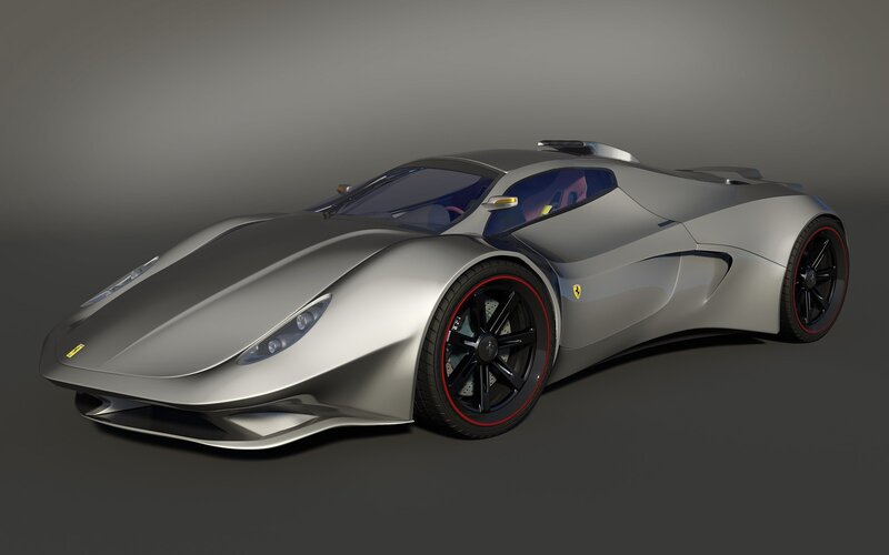 Silver Sports Car — Sleek