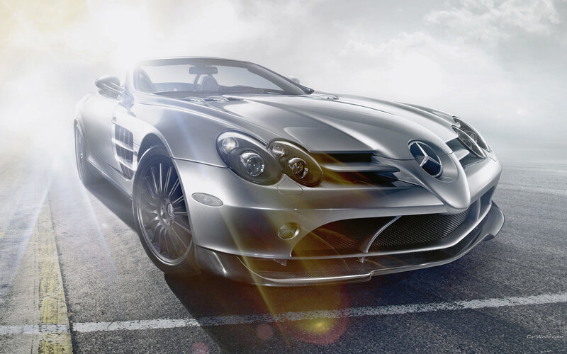 Silver Sports Car — Sunlight