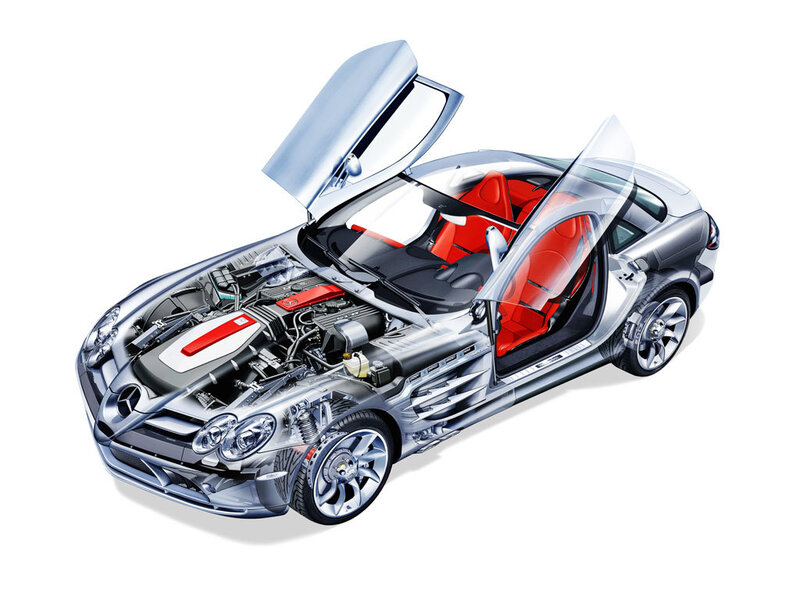 Silver Sports Car — Technical