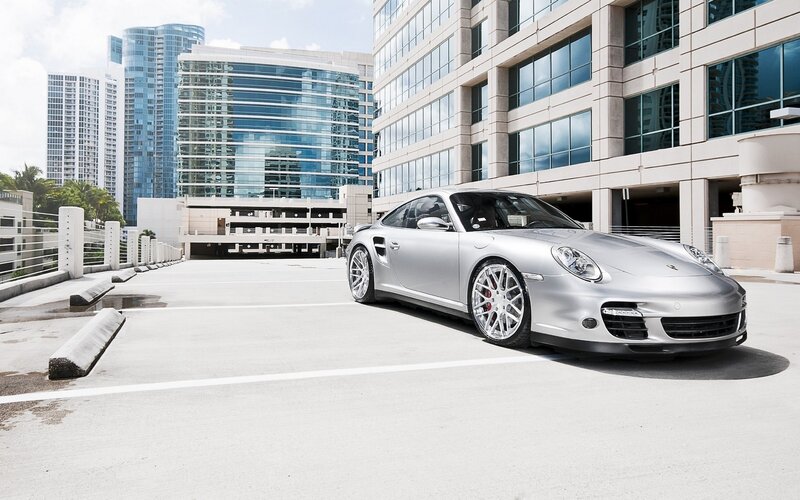 Silver Sports Car — Urban
