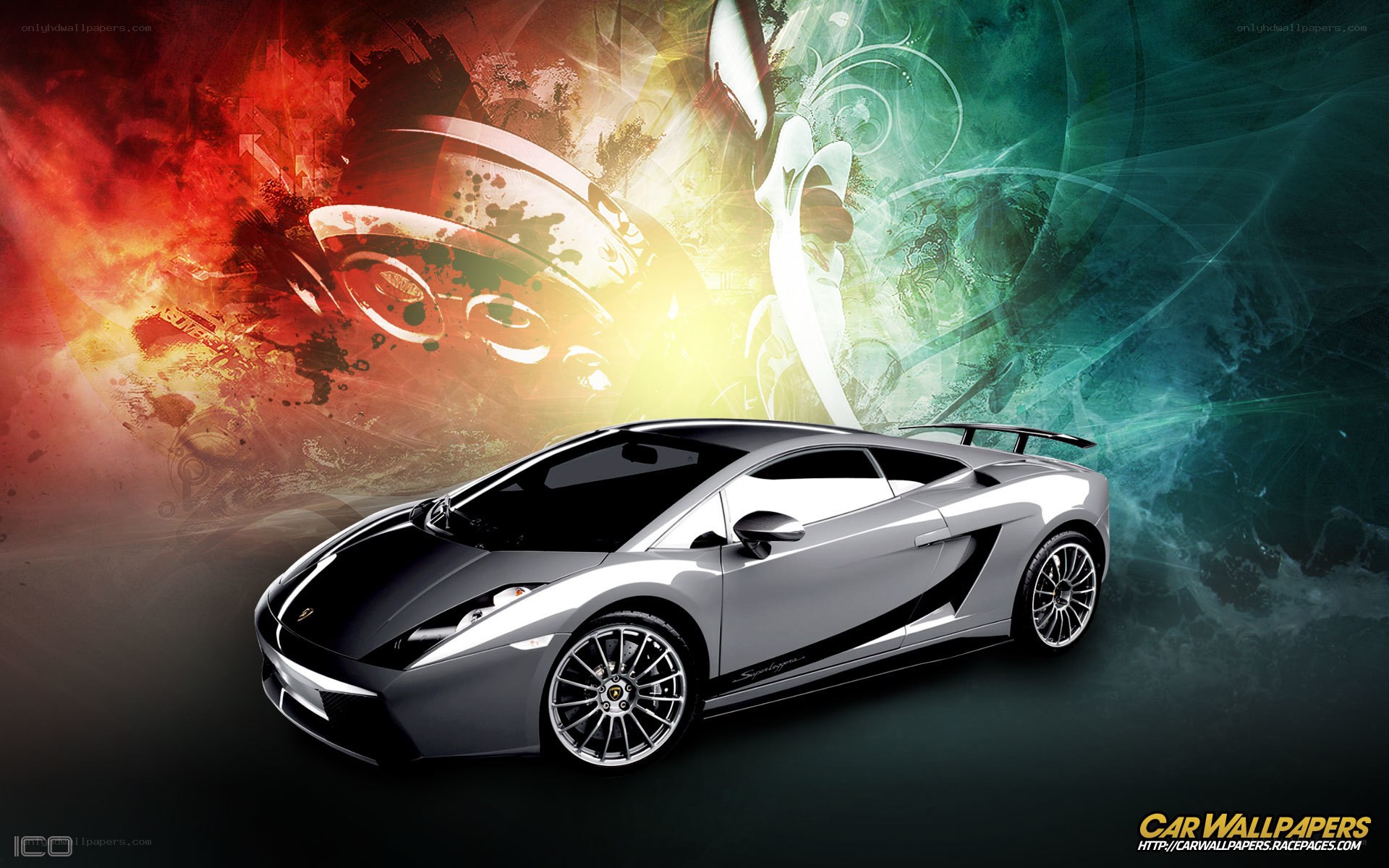 silver sports car wallpaper