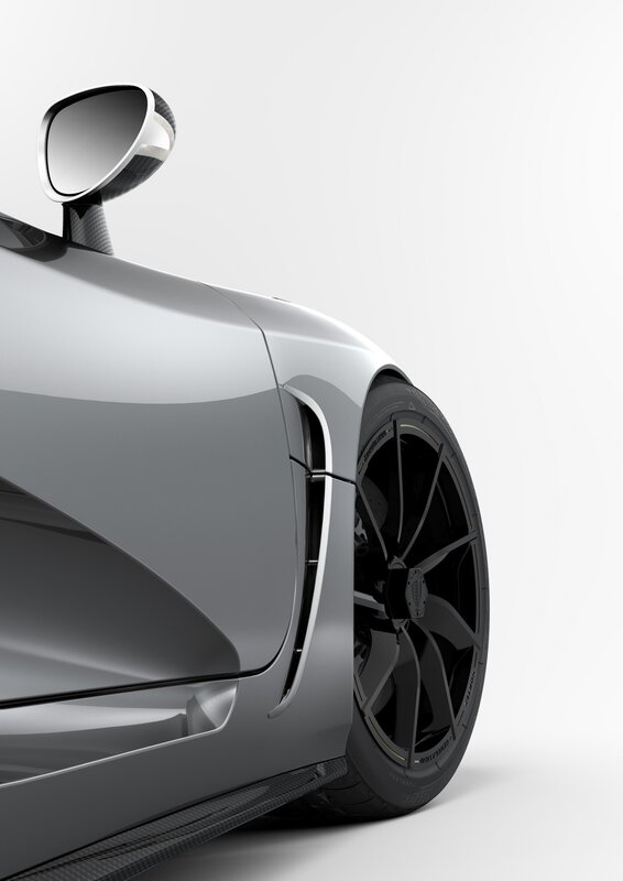 silver sports car wheel