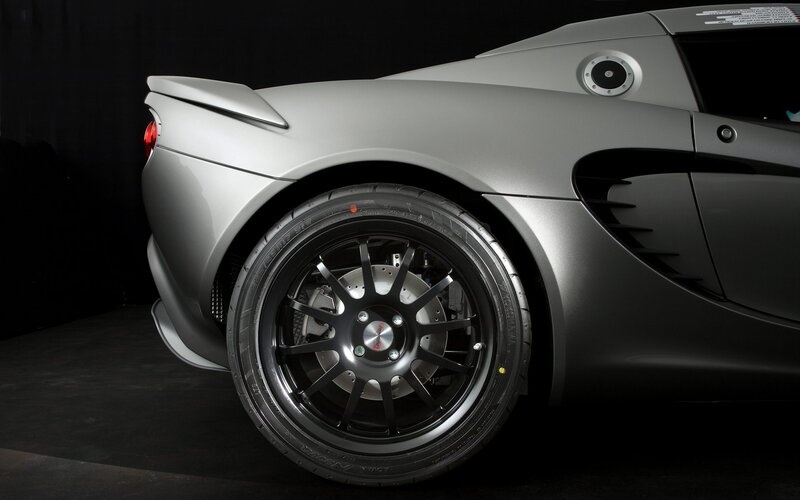 Silver Sports Car Wheel — Gray, Dramatic, Photograph